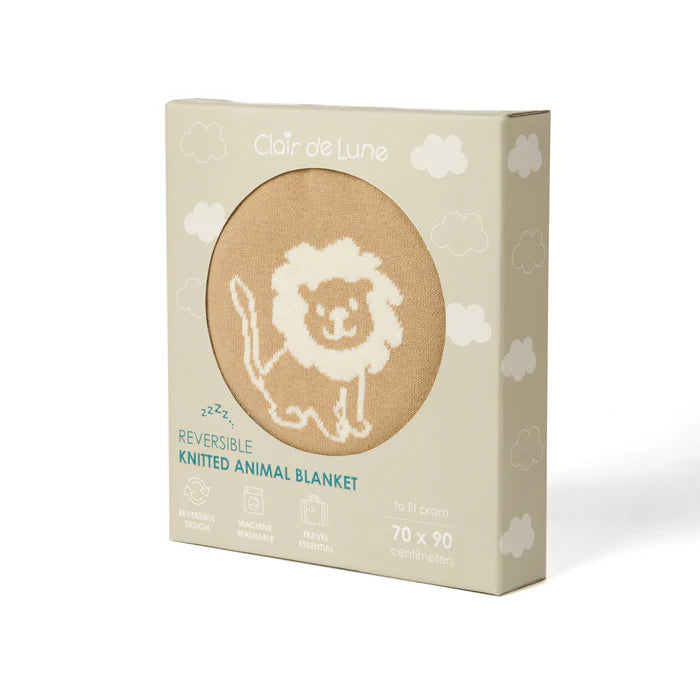 Reversible Lion Blanket
