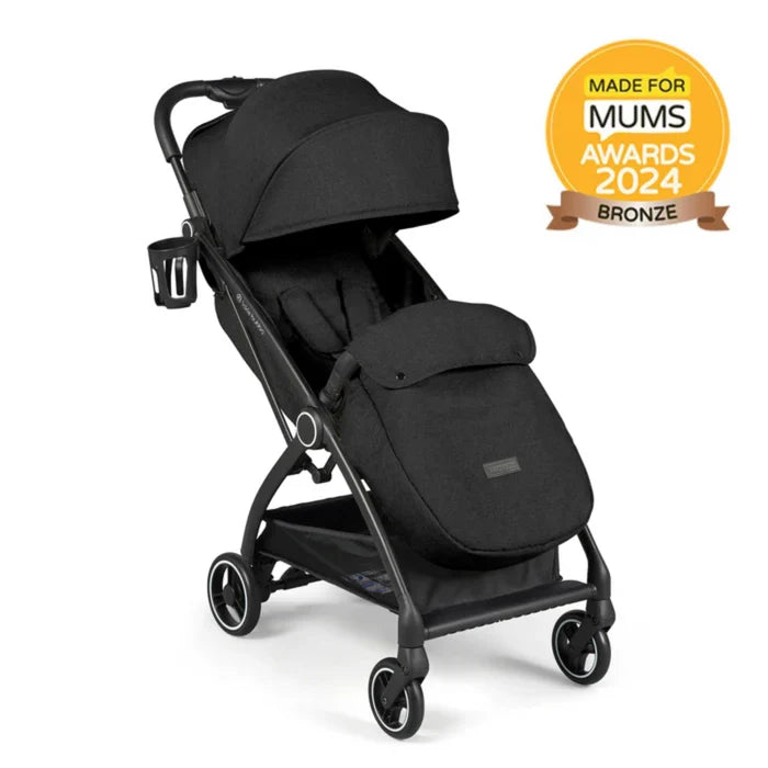 Ickle Bubba Aries Max Auto Fold Stroller Biscuit and Black