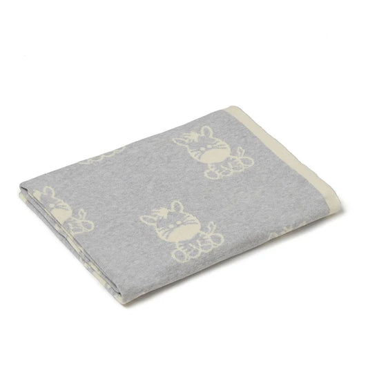 Reversible Zebra Blanket